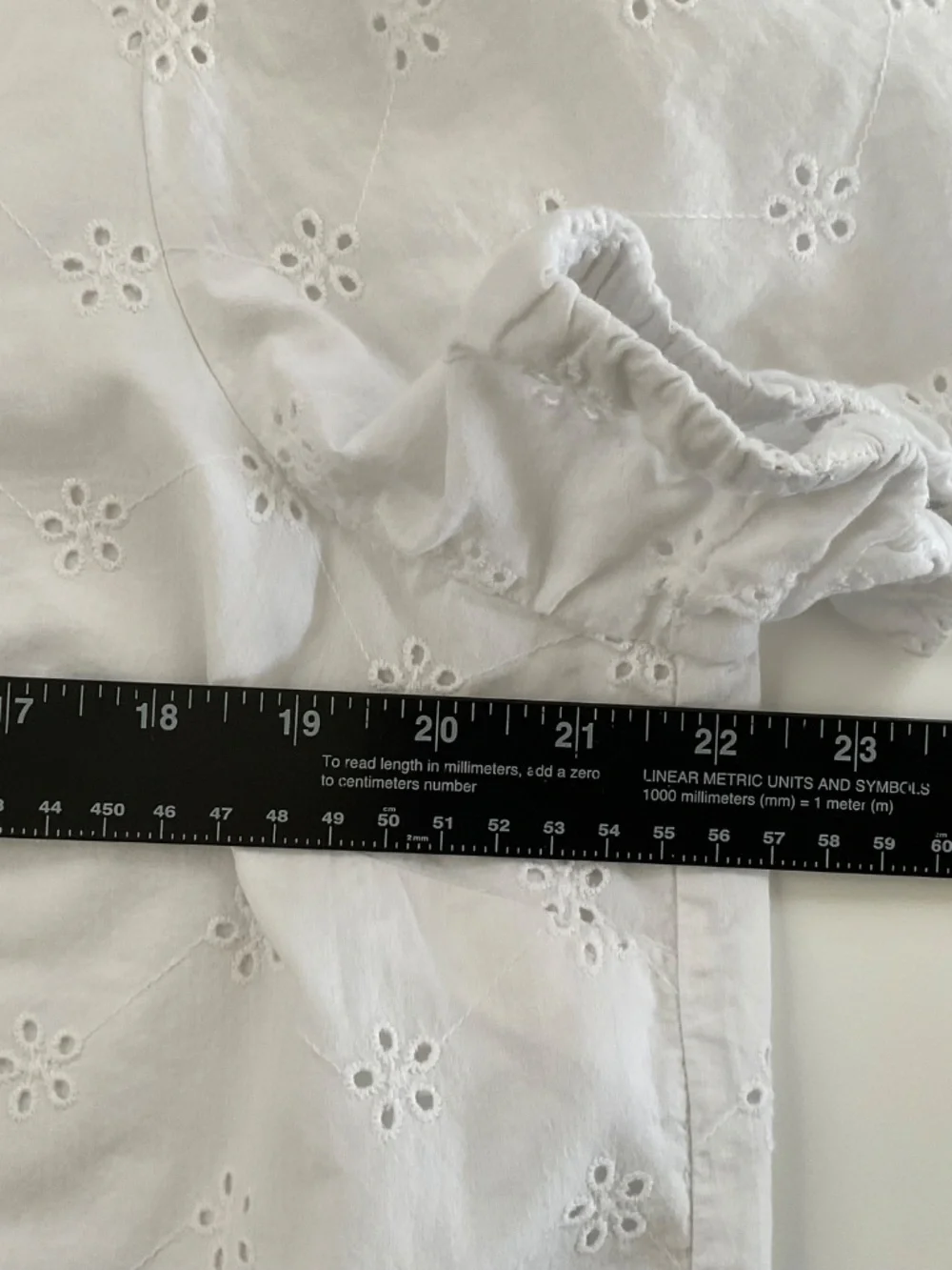 J.Crew Eyelet Blouse XL White Button Front Cottagecore Coastal Grandma Boho